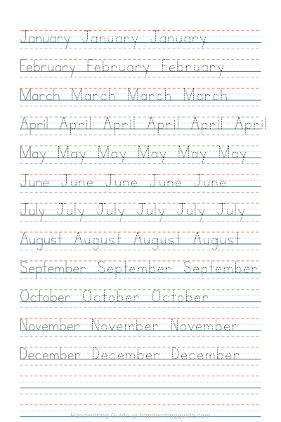 Months of the year – KG TC worksheet thumbnail